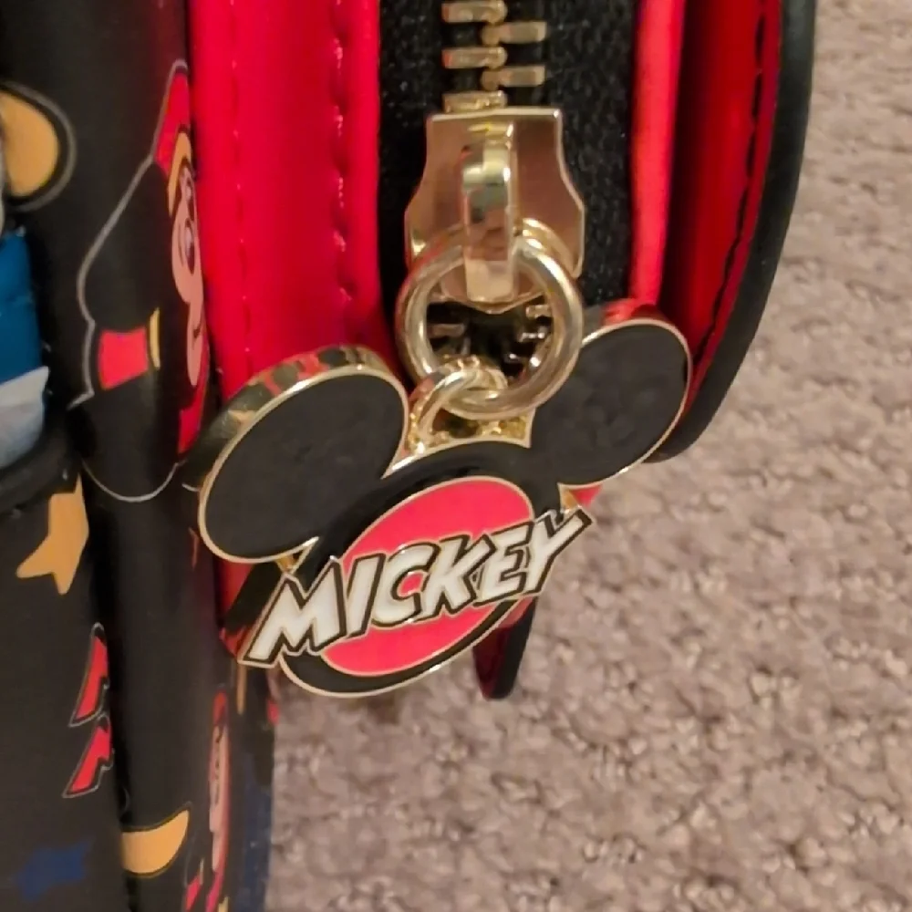 Loungefly Disney Classic Mickey Mouse Backpack - Black and Red NWT